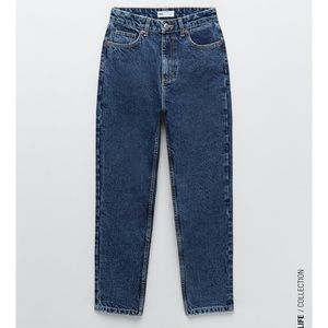 Zara Navy Blue Mom Jeans -ORIGINAL-